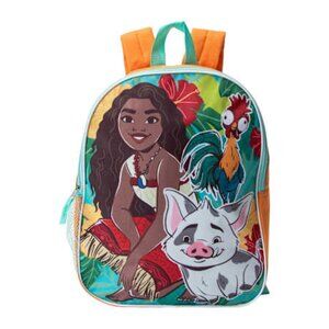 New Disney Moana 2 Orange and Teal Backpack